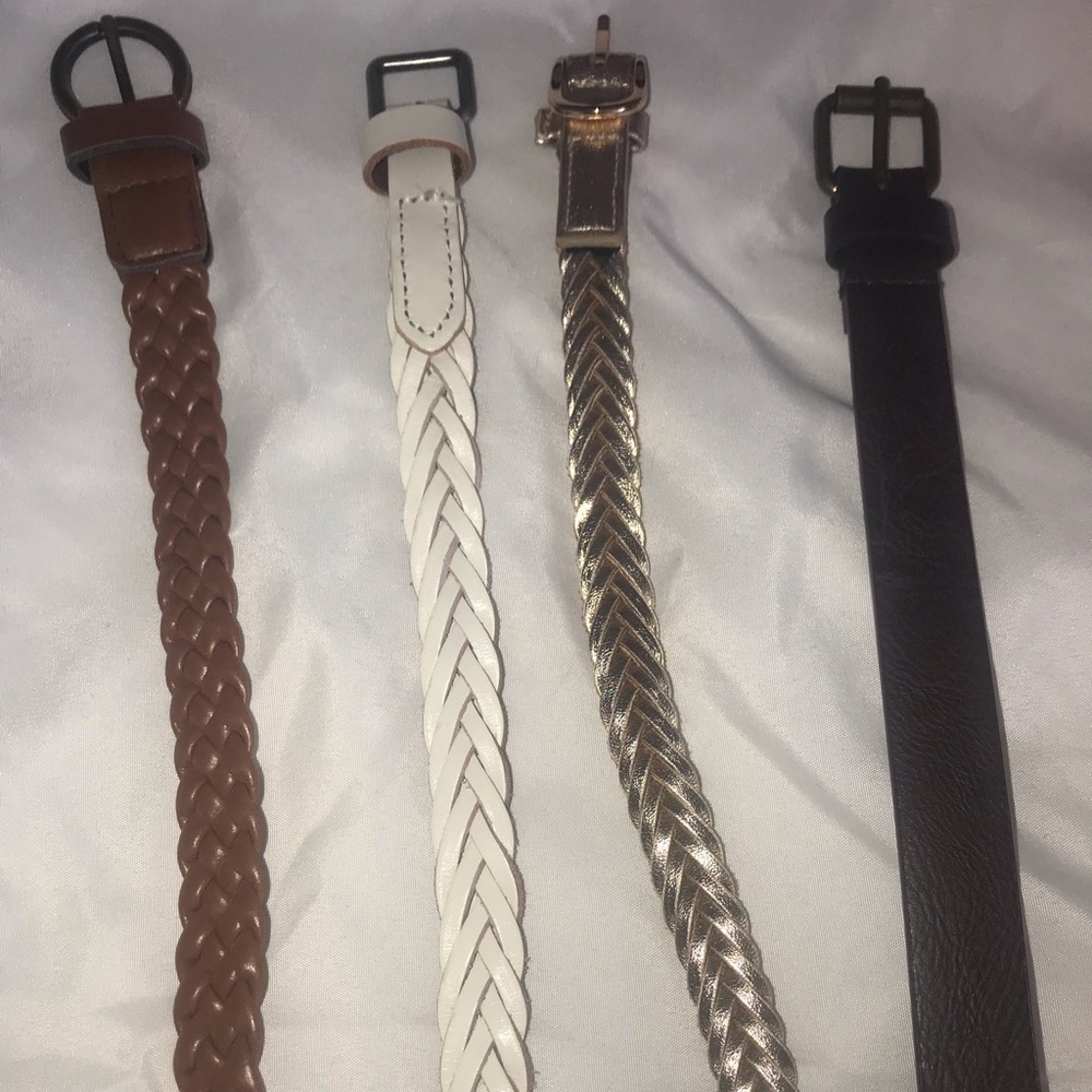 Assorted fashion belts